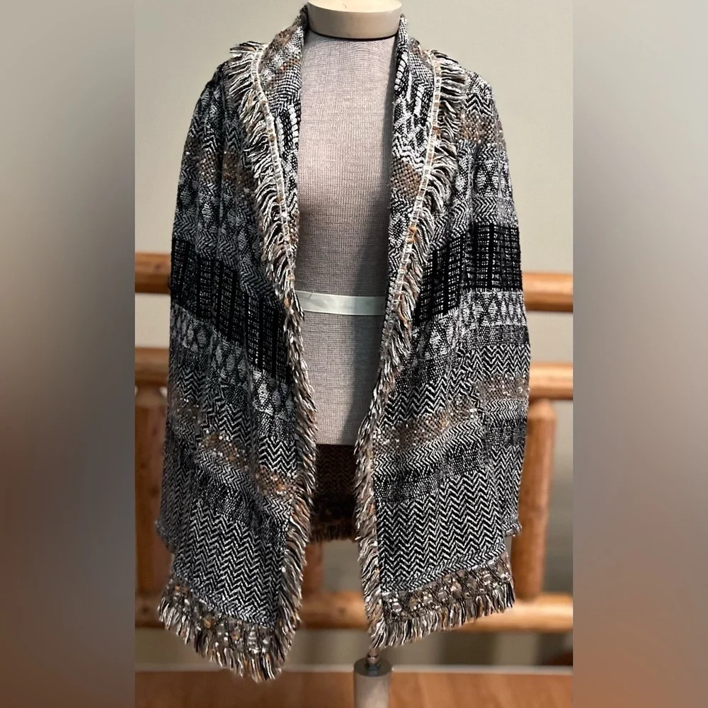 Lucky Brand Cardigan Coat - Size M - with pockets!